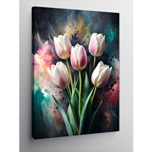 Kanvas Tablo Lale Çiçekleri 70x100 cm