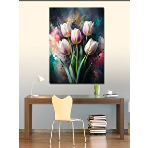Kanvas Tablo Lale Çiçekleri 70x100 cm