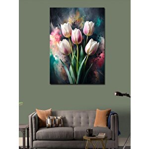 Kanvas Tablo Lale Çiçekleri 70x100 cm