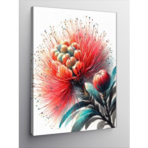 Kanvas Tablo Kırmızı Çiçekler 70x100 cm