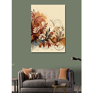 Kanvas Tablo Çiçekler Ve Desenler 100x140 cm