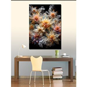 Kanvas Tablo Soyut Çiçekler 70x100 cm