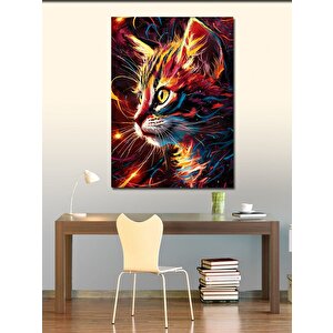 Kanvas Tablo Asil Kedi