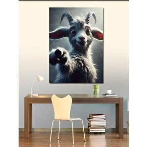 Kanvas Tablo Sevimli Keçi 70x100 cm