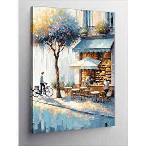 Kanvas Tablo Retro Kafe
