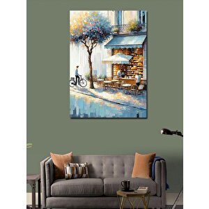 Kanvas Tablo Retro Kafe