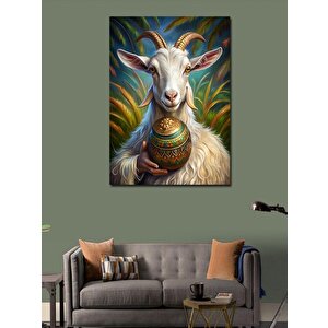 Kanvas Tablo Ormandaki Keçi 100x140 cm