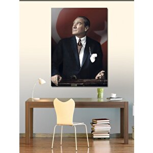 Kanvas Tablo Mustafa Kemal Atatürk 100x140 cm