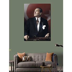 Kanvas Tablo Mustafa Kemal Atatürk 100x140 cm