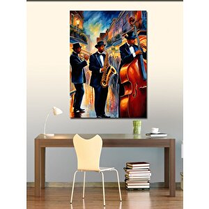 Kanvas Tablo Caz Jazz Müzik Temalı