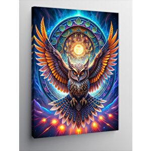 Kanvas Tablo Uçağın Baykuş 70x100 cm