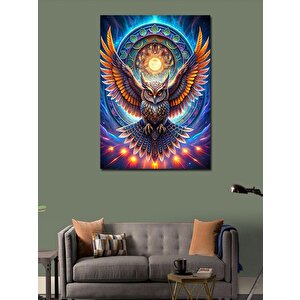Kanvas Tablo Uçağın Baykuş 70x100 cm