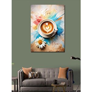 Kanvas Tablo Kahve Fincanı 70x100 cm