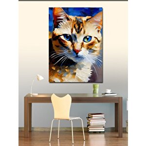 Kanvas Tablo Sevimli Kedi 70x100 cm