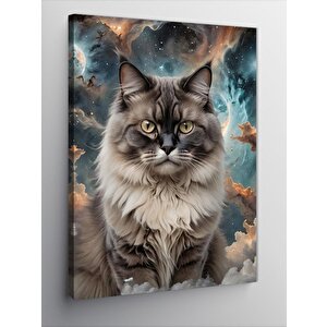 Kanvas Tablo Sevimli Kedi