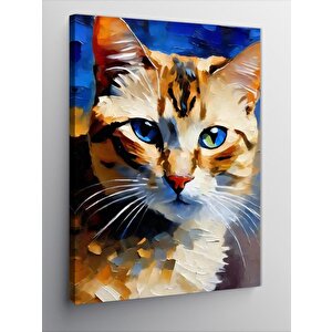 Kanvas Tablo Sevimli Kedi