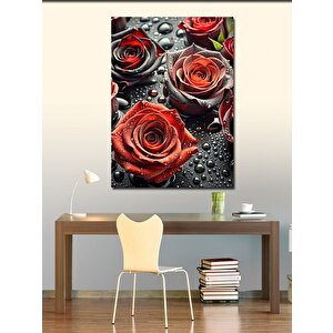 Kanvas Tablo Kırmızı Güller 70x100 cm