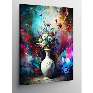 Kanvas Tablo Vazodaki Çiçekler 70x100 cm