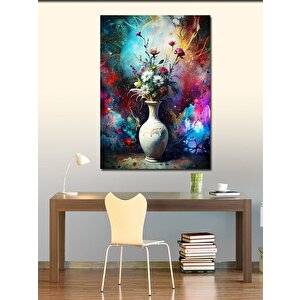 Kanvas Tablo Vazodaki Çiçekler 70x100 cm