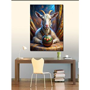 Kanvas Tablo Büyücü Keçi 70x100 cm
