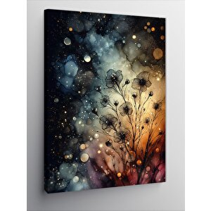 Kanvas Tablo Soyut Çiçekler 100x140 cm