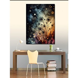 Kanvas Tablo Soyut Çiçekler 100x140 cm
