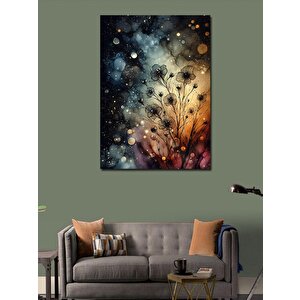Kanvas Tablo Soyut Çiçekler 100x140 cm