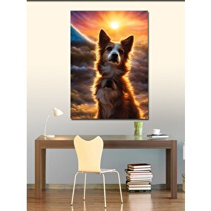 Kanvas Tablo Güneş Ve Köpek 70x100 cm