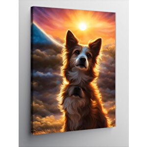 Kanvas Tablo Güneş Ve Köpek