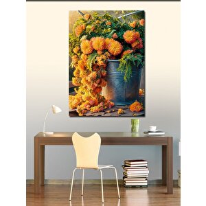 Kanvas Tablo Solmuş Çiçekler 100x140 cm