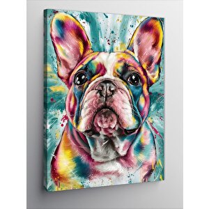 Kanvas Tablo Sevimli Köpek 100x140 cm