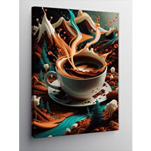 Kanvas Tablo Kahve Fincanı 70x100 cm