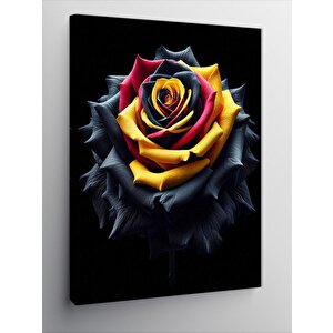 Kanvas Tablo Rengarenk Gül 100x140 cm