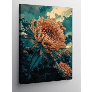 Kanvas Tablo Büyük Çiçekler 70x100 cm