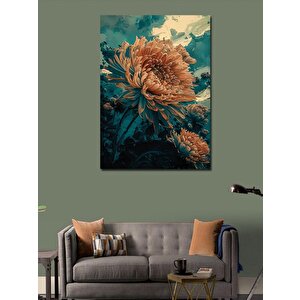 Kanvas Tablo Büyük Çiçekler 70x100 cm