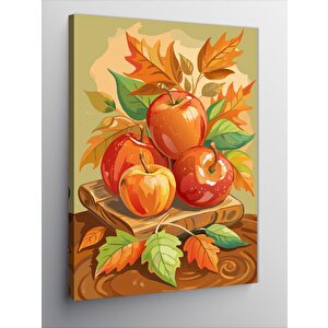 Kanvas Tablo Domatesler Ve Yapraklar 100x140 cm