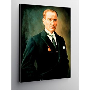 Kanvas Tablo Mustafa Kemal Atatürk 100x140 cm