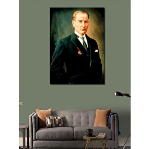 Kanvas Tablo Mustafa Kemal Atatürk 100x140 cm