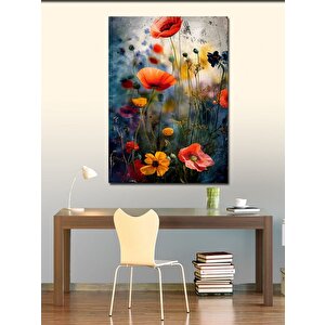 Kanvas Tablo Gelincik Çiçekleri 70x100 cm