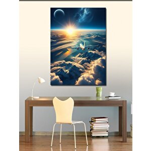 Kanvas Tablo Yolcu Uçağı 70x100 cm