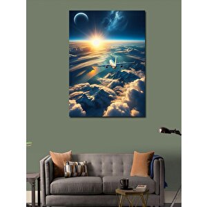 Kanvas Tablo Yolcu Uçağı 70x100 cm
