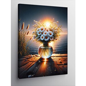 Kanvas Tablo Vazodaki Çiçekler 70x100 cm