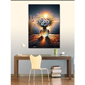 Kanvas Tablo Vazodaki Çiçekler 70x100 cm