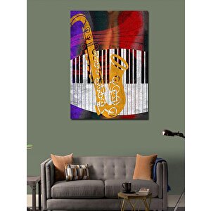 Kanvas Tablo Jazz Caz Müzik Temalı