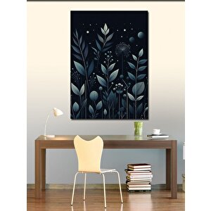 Kanvas Tablo Çiçekler Ve Yıldızlar 70x100 cm