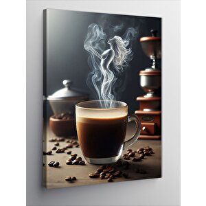 Kanvas Tablo Kahve Temalı 70x100 cm