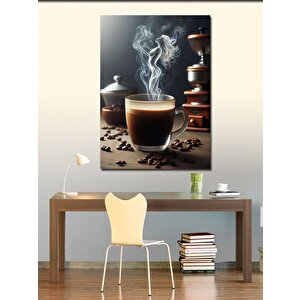 Kanvas Tablo Kahve Temalı 70x100 cm