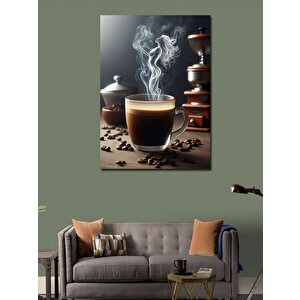 Kanvas Tablo Kahve Temalı 70x100 cm