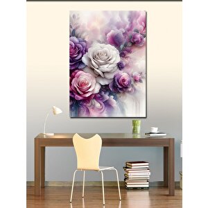 Kanvas Tablo Renkli Güller 100x140 cm