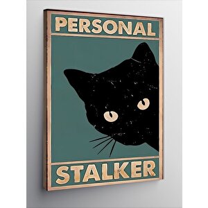 Kanvas Tablo Stalker Kedi